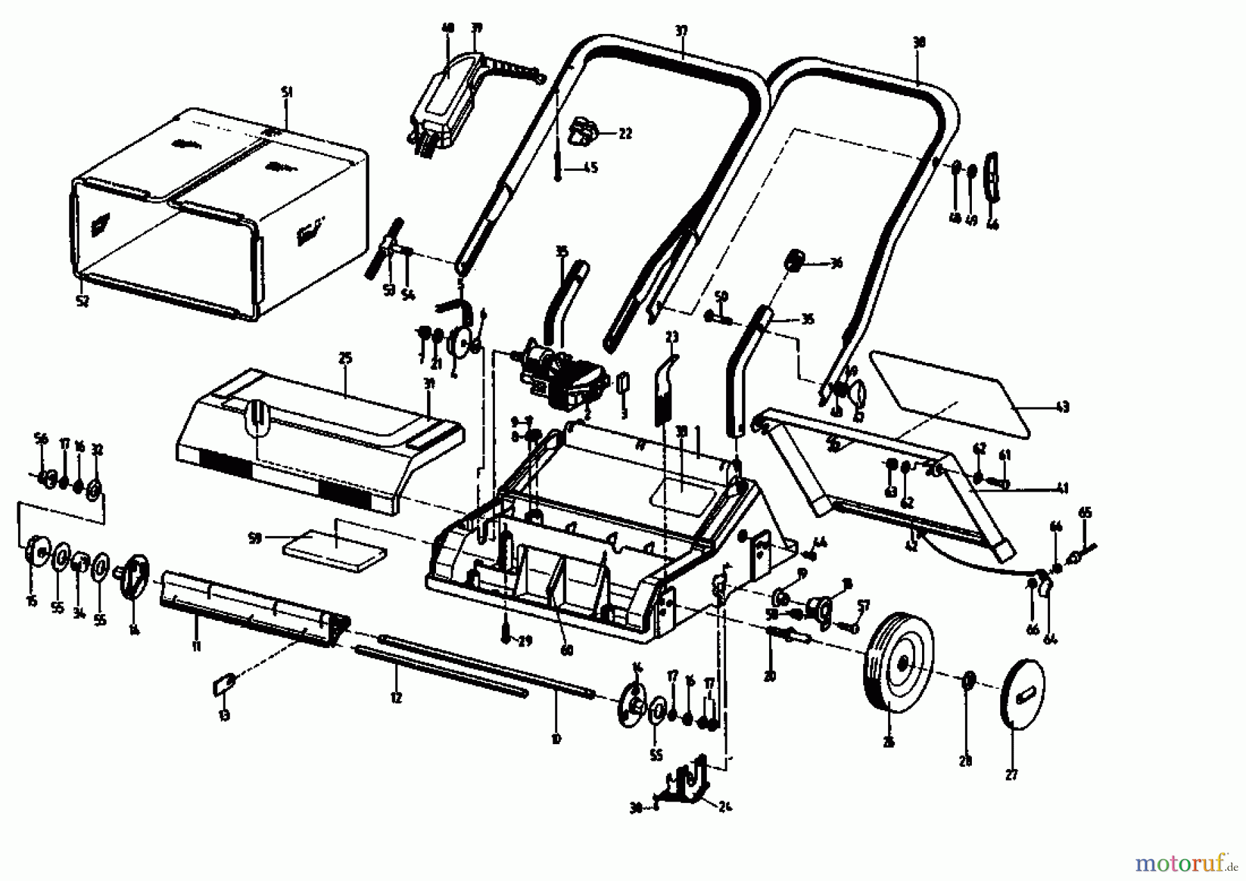Golf Elektrovertikutierer 128 VE 02805.01 (1992) Grundgerät