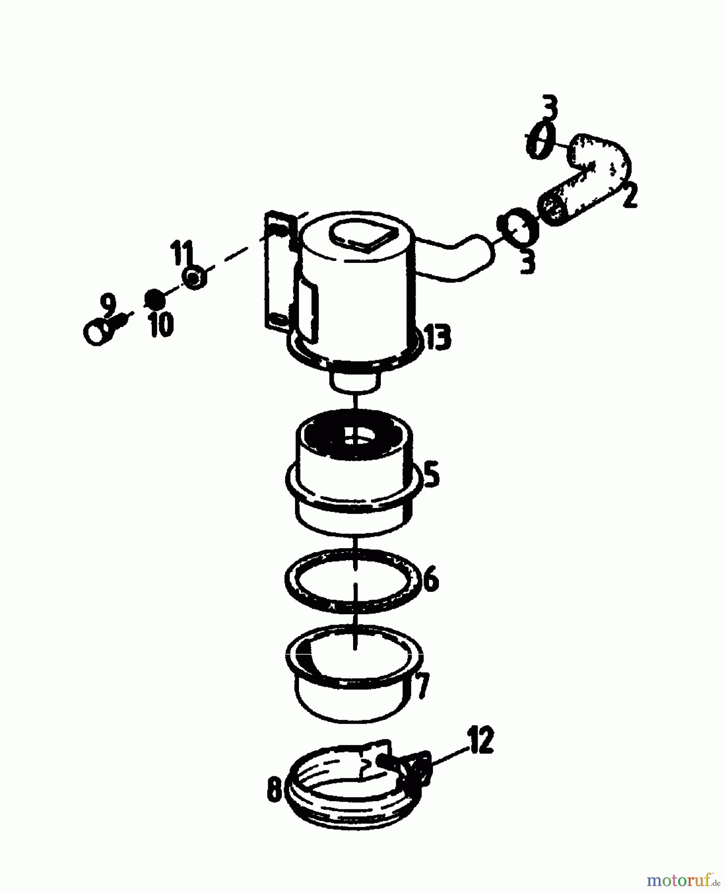  Gutbrod Balkenmäher BM 100-2/G 07507.01  (1992) Luftfilter