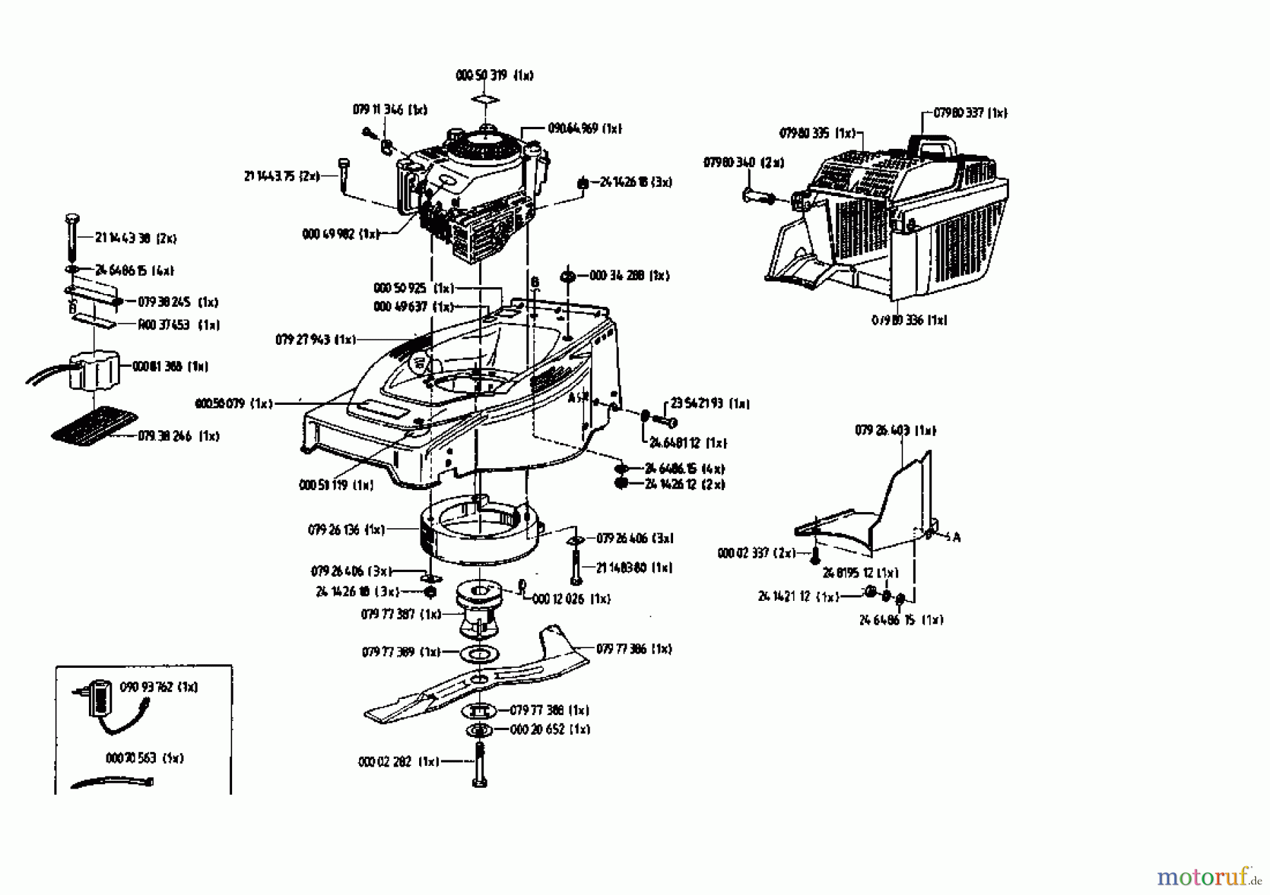Gutbrod Motormäher mit Antrieb HB 48 REL 02815.02 (1993) Grundgerät