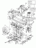 Gardol 12/36 133I471E668 (1993) Ersatzteile Fahrantrieb, Motorkeilriemenscheibe, Pedal, Räder hinten