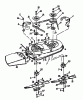 Bauhaus Yard-Man 10/76 133B352D646 (1993) Ersatzteile Mähwerk D (32"/81cm)