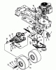 Gutbrod RSB 100-12 00097.05 (1994) Ersatzteile Pedale, Räder hinten 20x8
