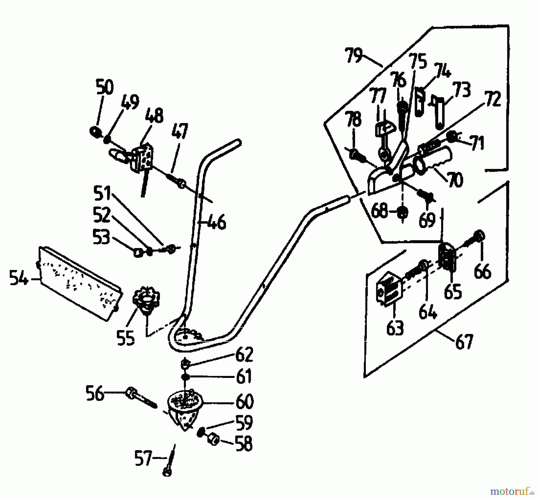 Gutbrod Motorhacken MK 90-50 07520.02 (1994) Holm