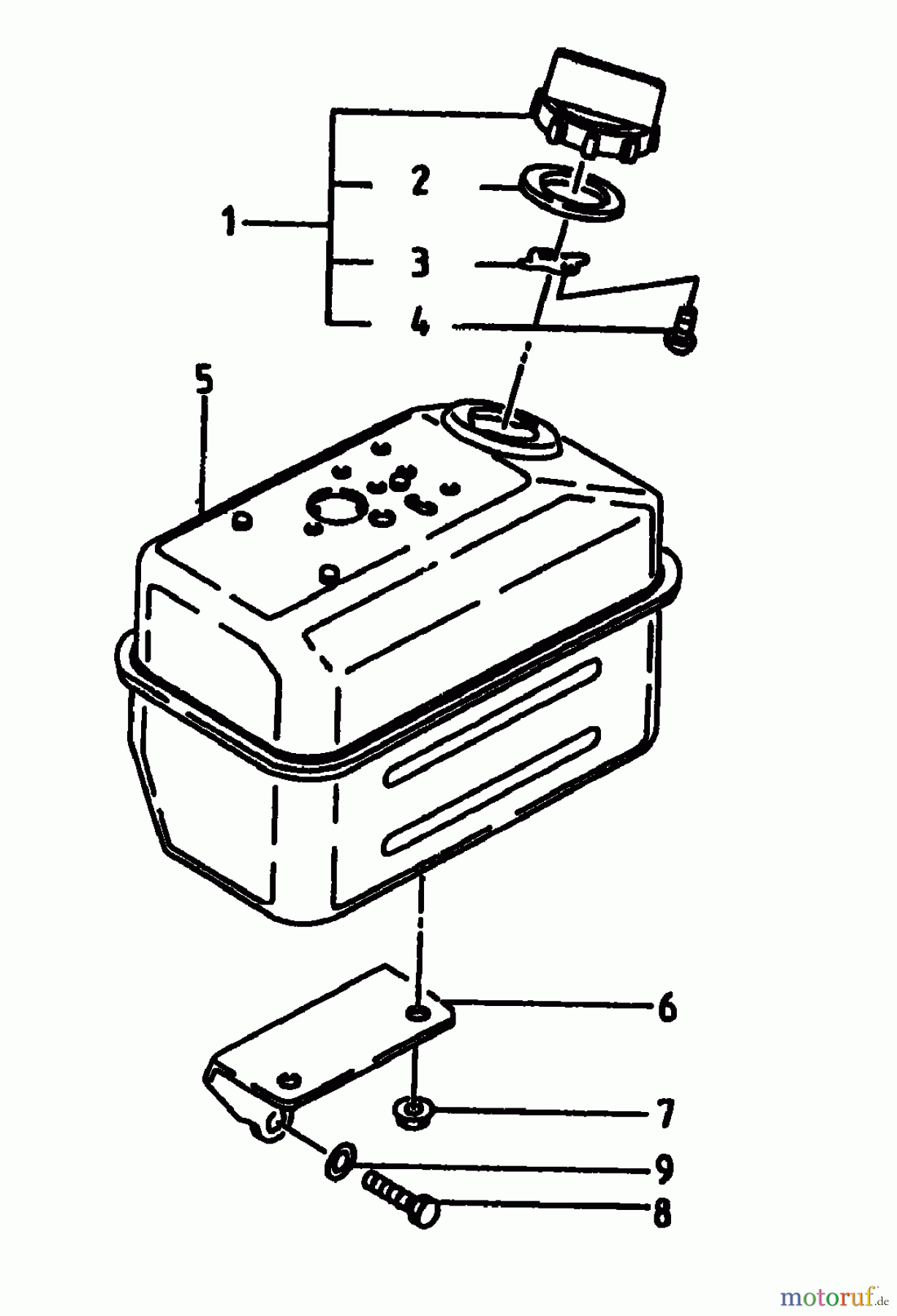 Gutbrod Balkenmäher BM 107 07517.03 (1994) Tank