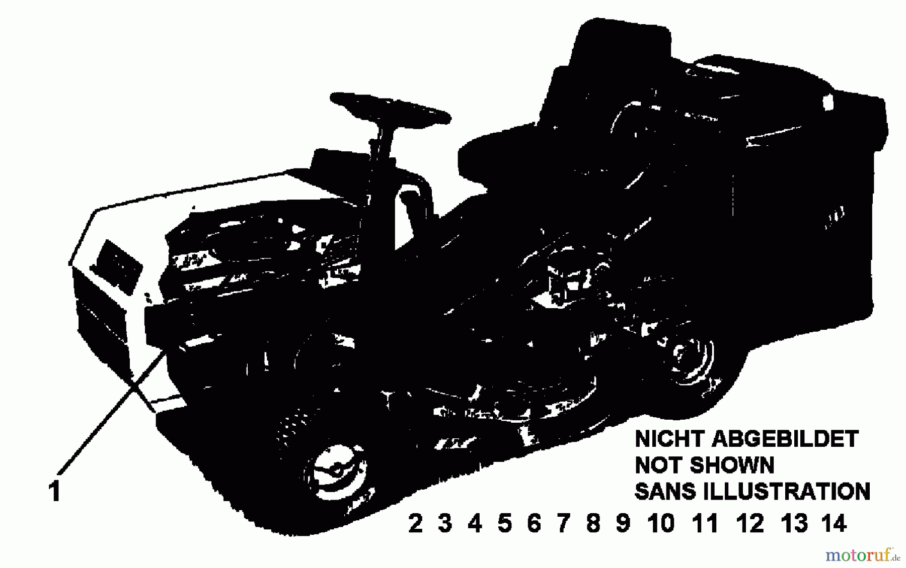 Gutbrod Rasentraktoren Sprint 1000 E 02840.07 (1994) Motorzubehör