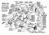 Gutbrod MB 62-35 07518.01 (1994) Ersatzteile Getriebe, Hacksterne, Räder