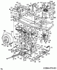 Bauhaus 11/81 134C352D646 (1994) Ersatzteile Fahrantrieb, Motorkeilriemenscheibe, Pedal, Räder hinten