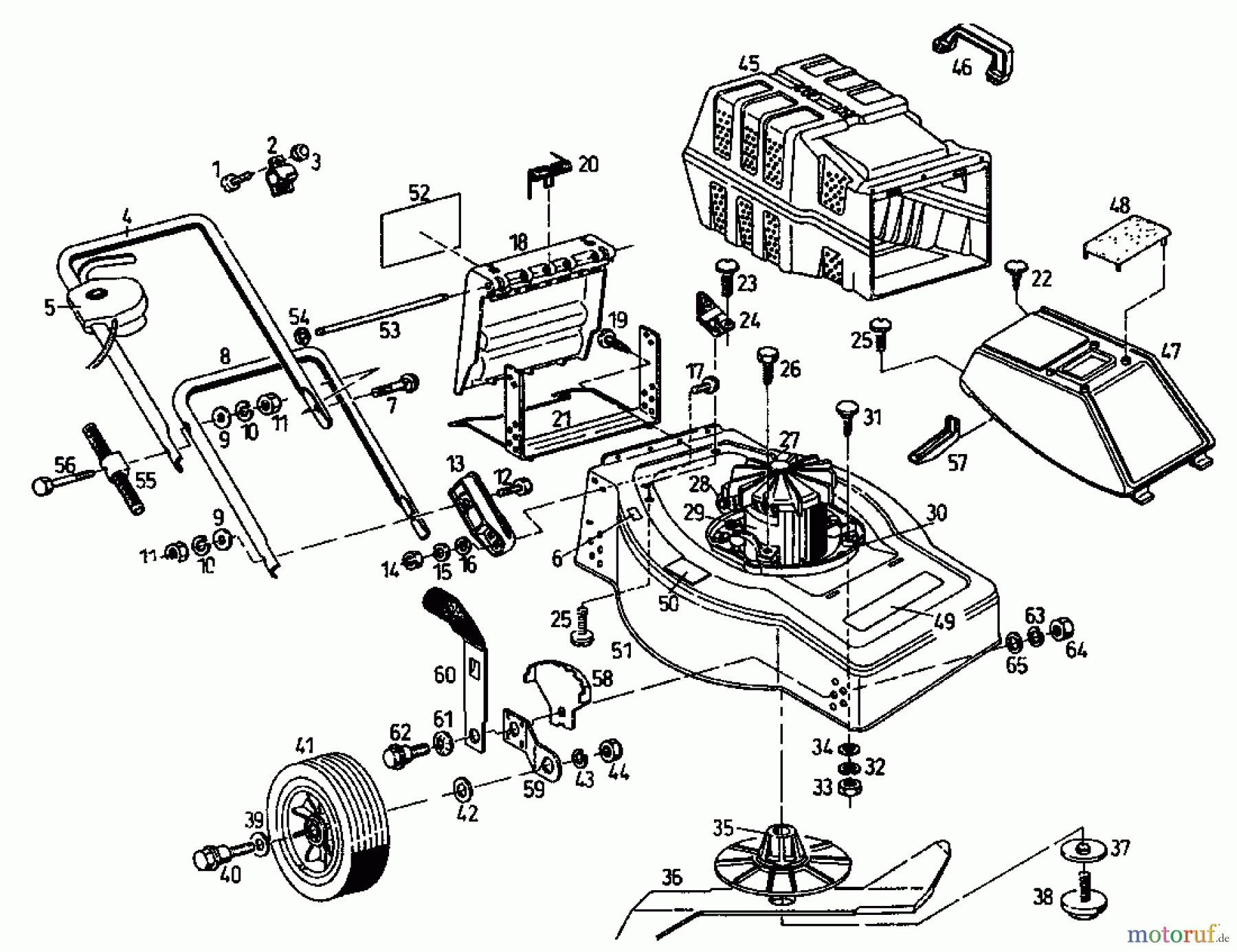 Gutbrod Elektromäher ECO E 02899.06 (1994) Grundgerät