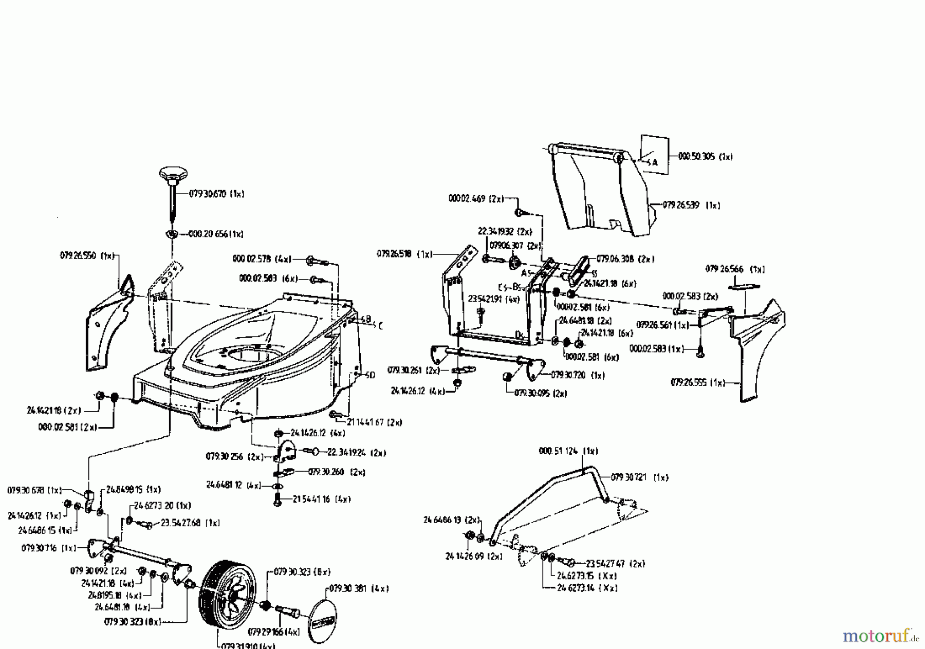  Gutbrod Elektromäher HE 42 L 04030.02  (1995) Grundgerät
