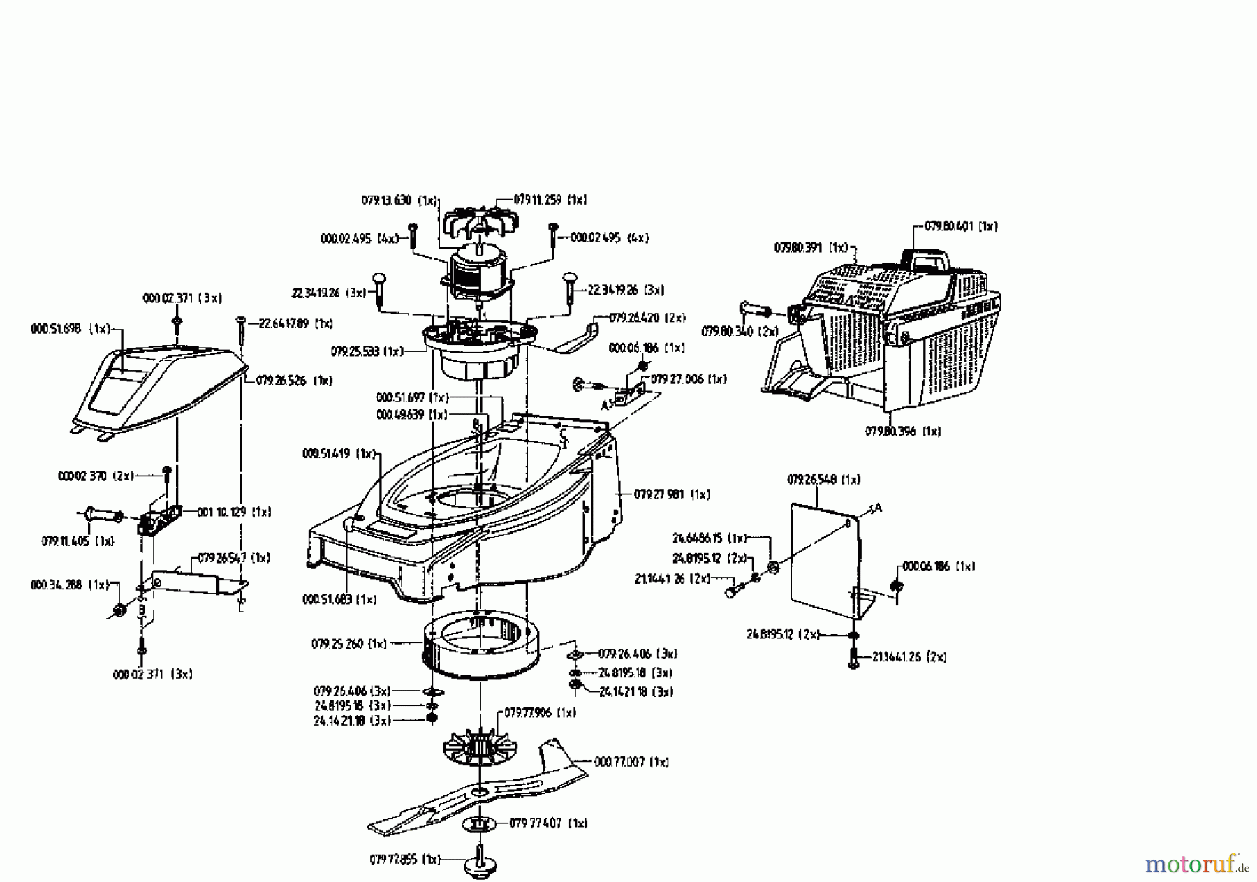 Gutbrod Elektromäher HE 42 L 04030.02 (1995) Grundgerät