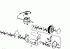 Kmg KMG 46 BA 04025.06 (1995) Ersatzteile Getriebe, Räder, Schnitthöhenverstellung