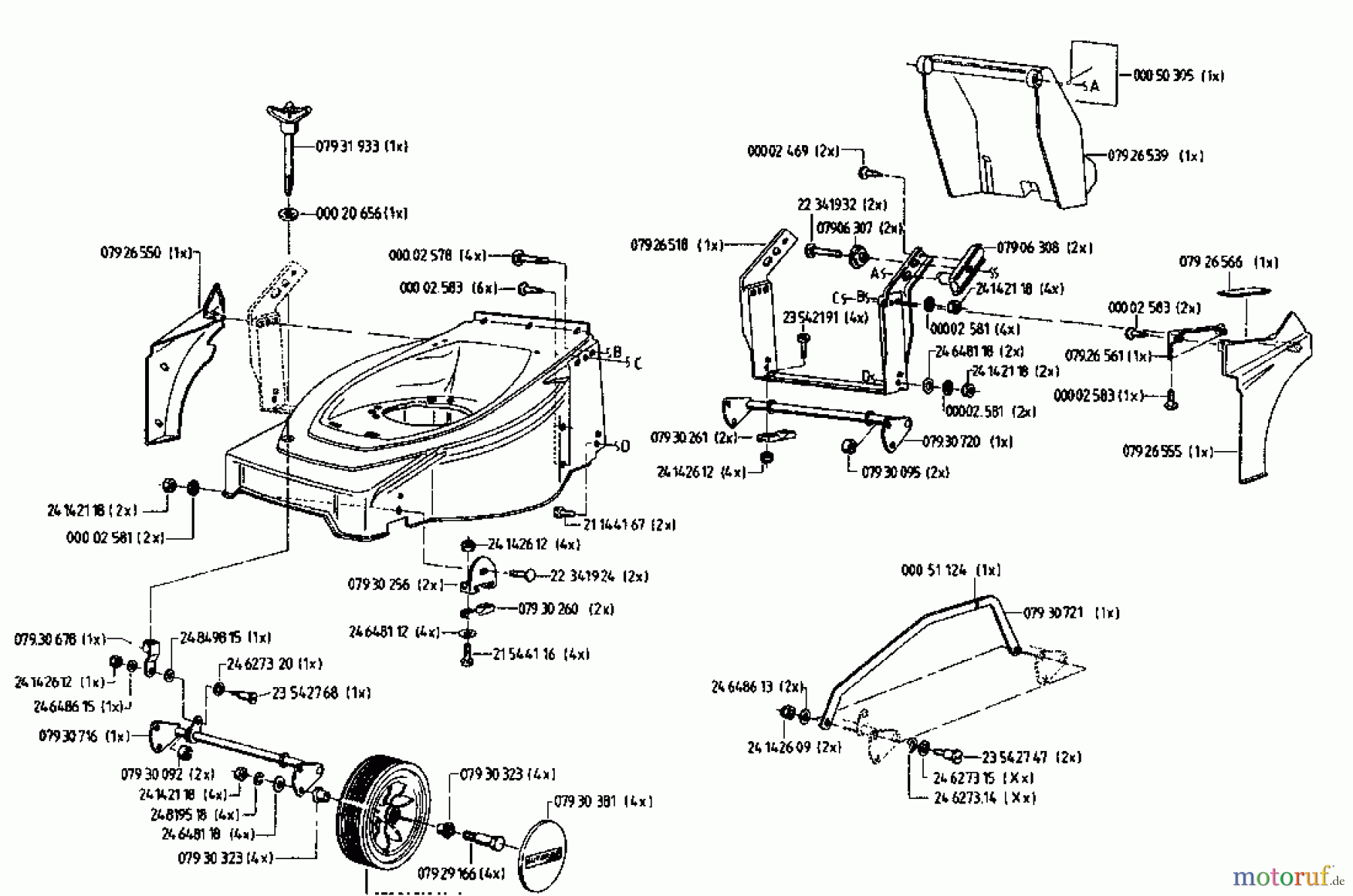 Gutbrod Elektromäher HE 42 L 04030.03 (1996) Grundgerät
