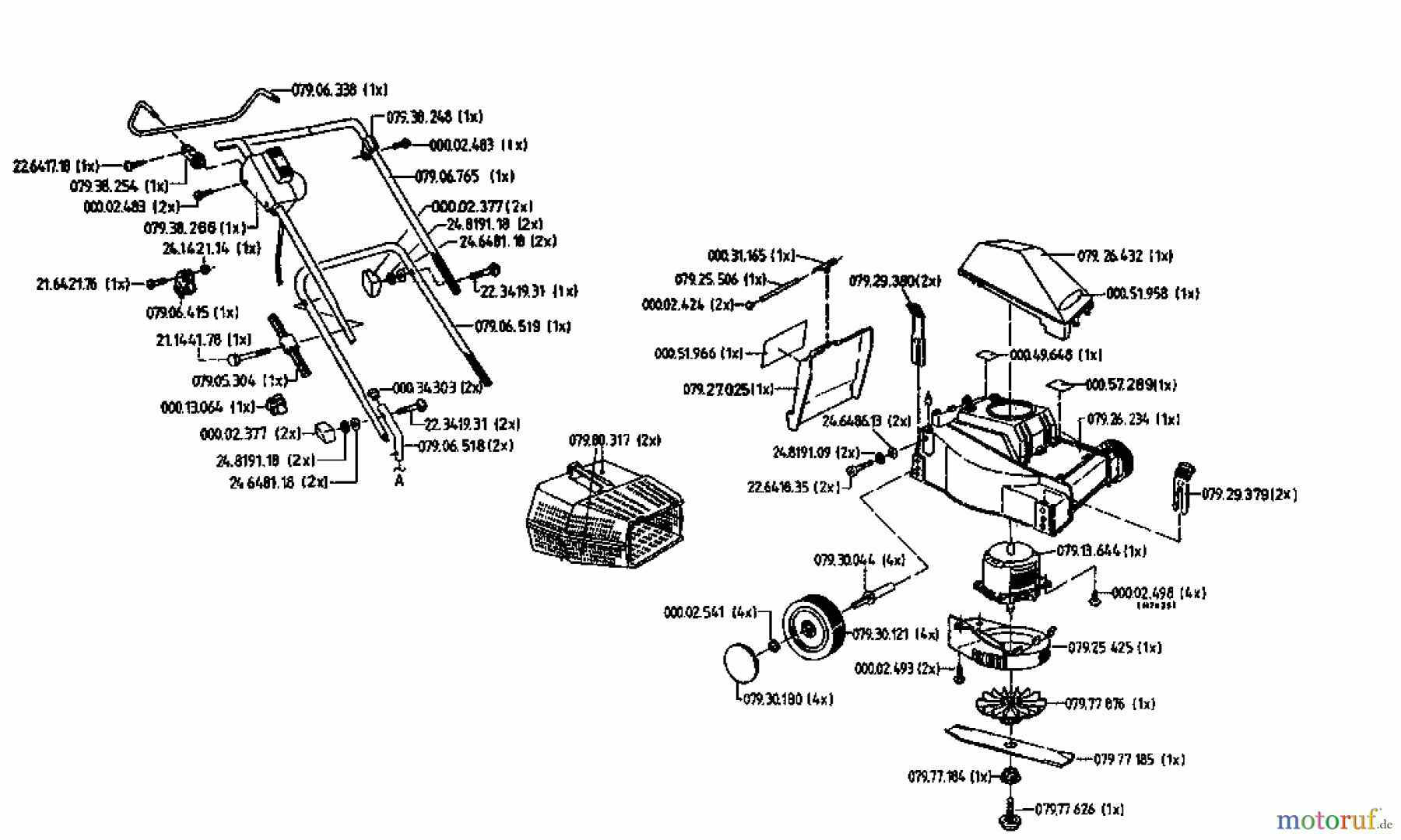 Euro Tool Elektromäher 320 04043.02 (1996) Grundgerät