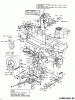 Bricolage 125/76 136L452C615 (1996) Ersatzteile Fahrantrieb, Motorkeilriemenscheibe, Pedal, Räder hinten