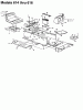 Yard-Man TG 6155 S 136D614G643 (1996) Ersatzteile Rahmen, Sitz, Tank