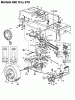 MTD CG 14 13AM661G607 (1997) Ersatzteile Elektromagnetkupplung, Fahrantrieb, Motorkeilriemenscheibe