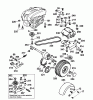 Wolf-Garten Scooter OHV 3 6995000 Serie C (2003) Ersatzteile Differential, Fahrantrieb, Motor