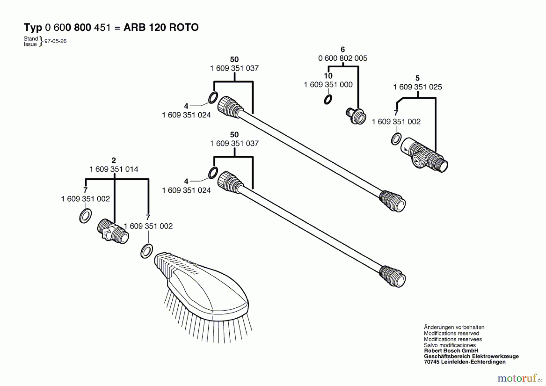 Bosch Wassertechnik Autopflegeset ARB 120 ROTO Seite 1