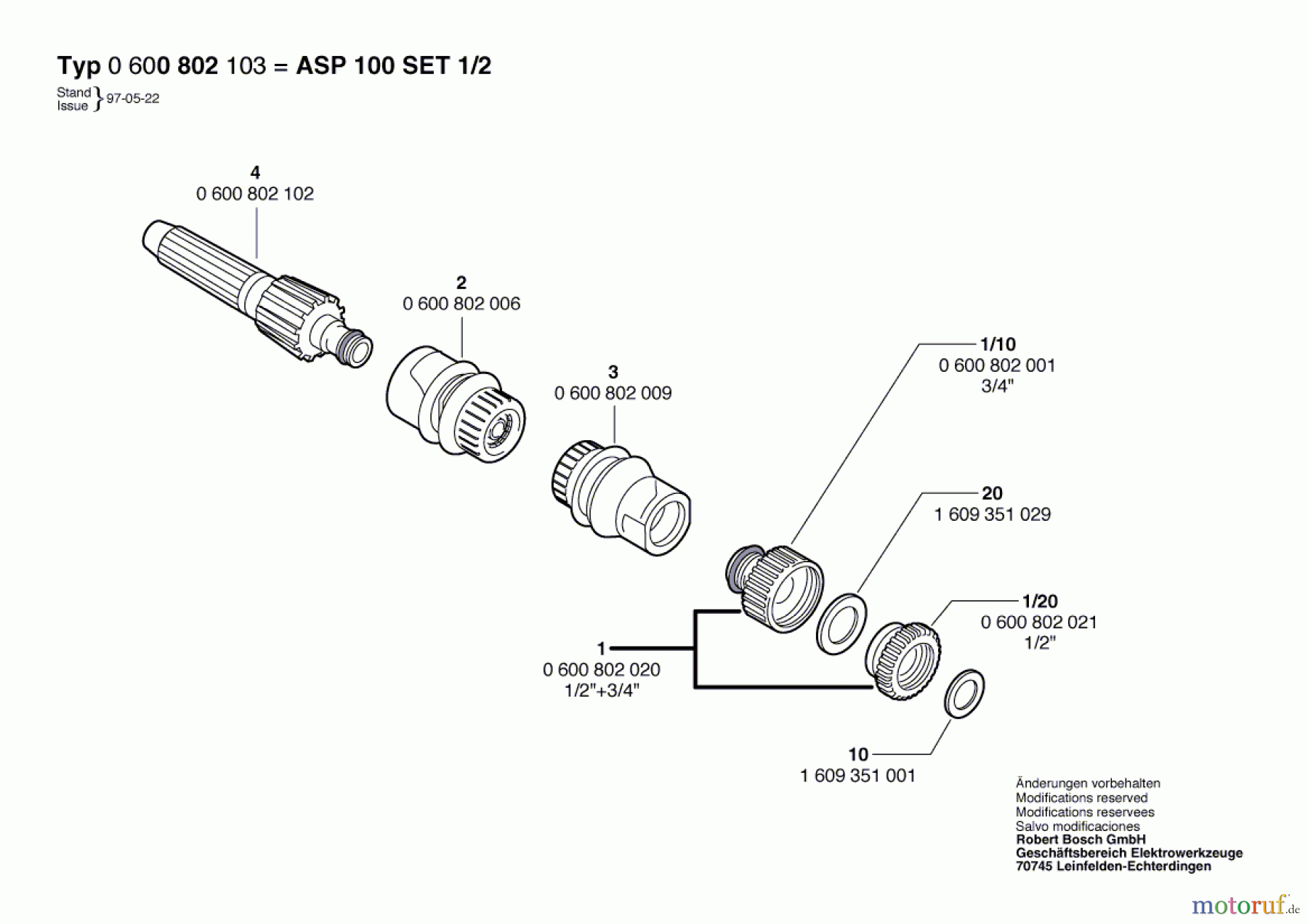 Bosch Wassertechnik Basisset ASP 100 SET 1/2 Seite 1