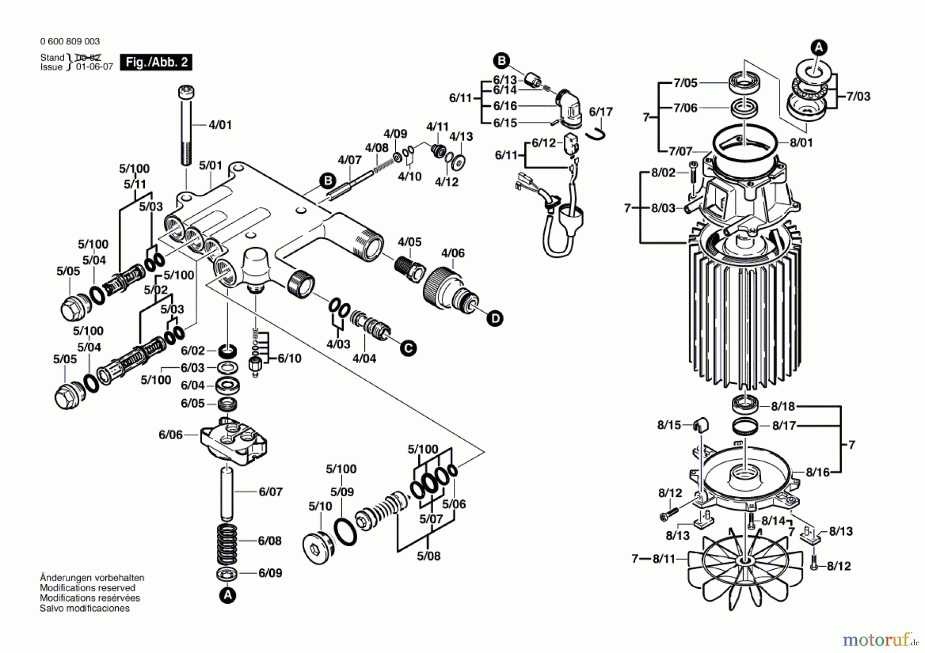 Bosch Wassertechnik Hochdruckreiniger AHR 1500 AS Seite 2