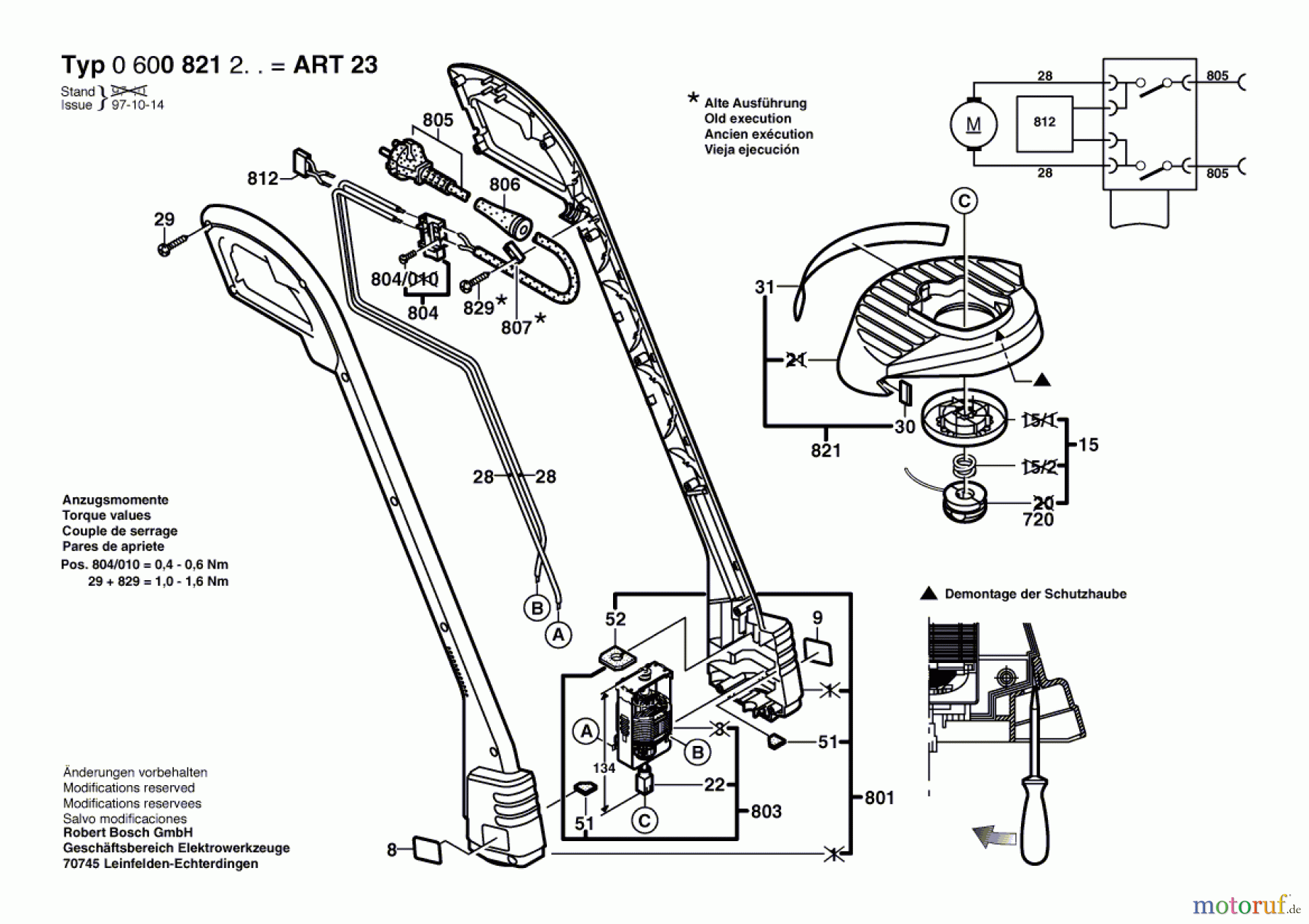  Bosch Gartengeräte Rasentrimmer ART 23 Seite 1