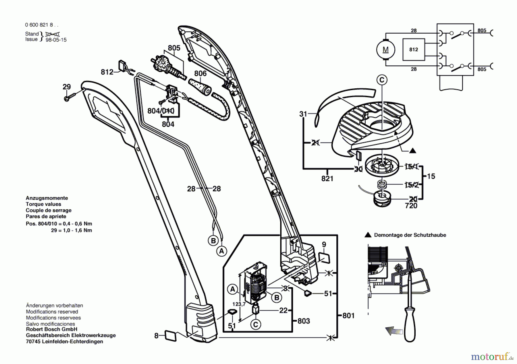 Bosch Gartengeräte Rasentrimmer ART 23 Seite 1