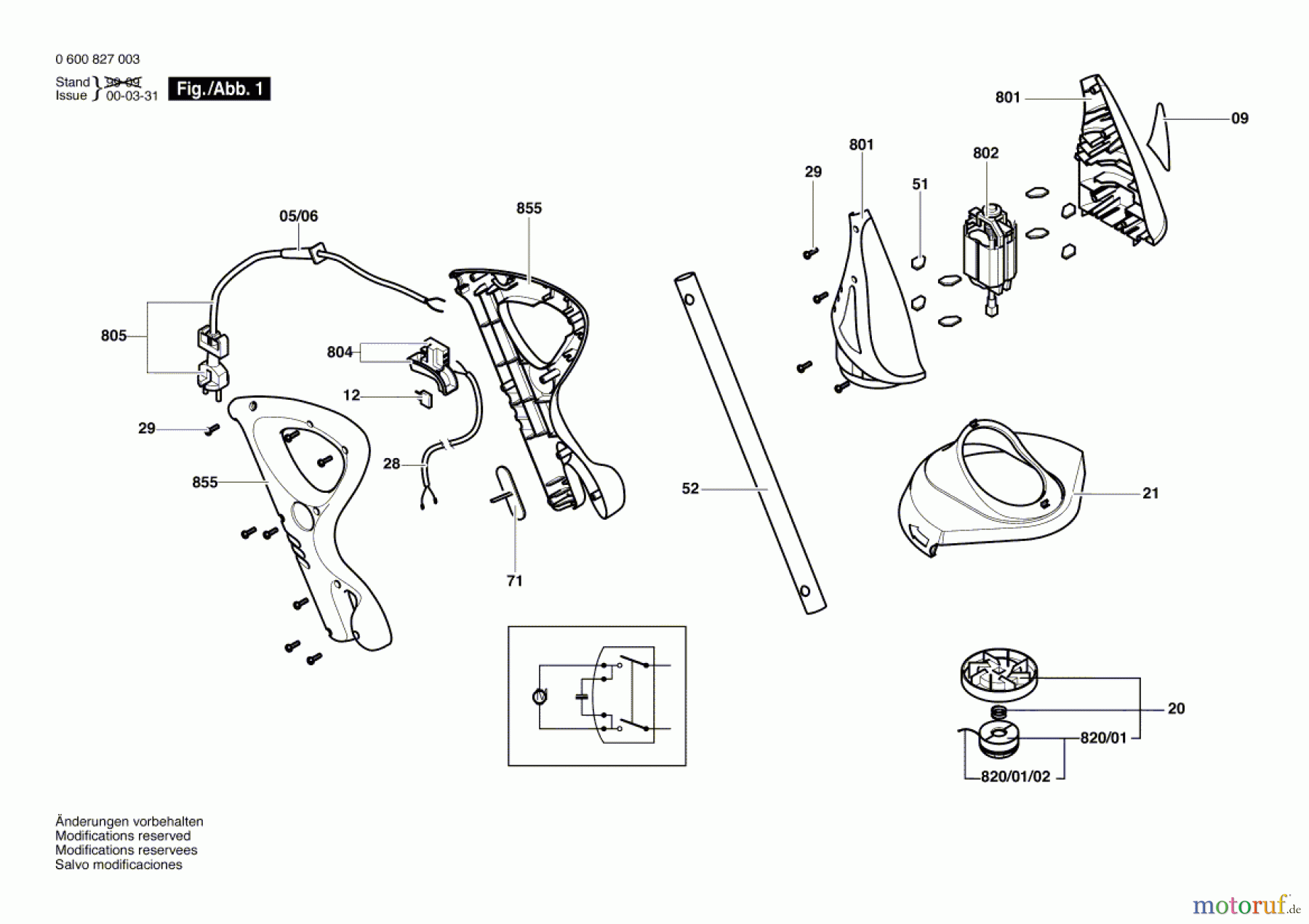 Bosch Gartengeräte Rasentrimmer ART 23 G Seite 1