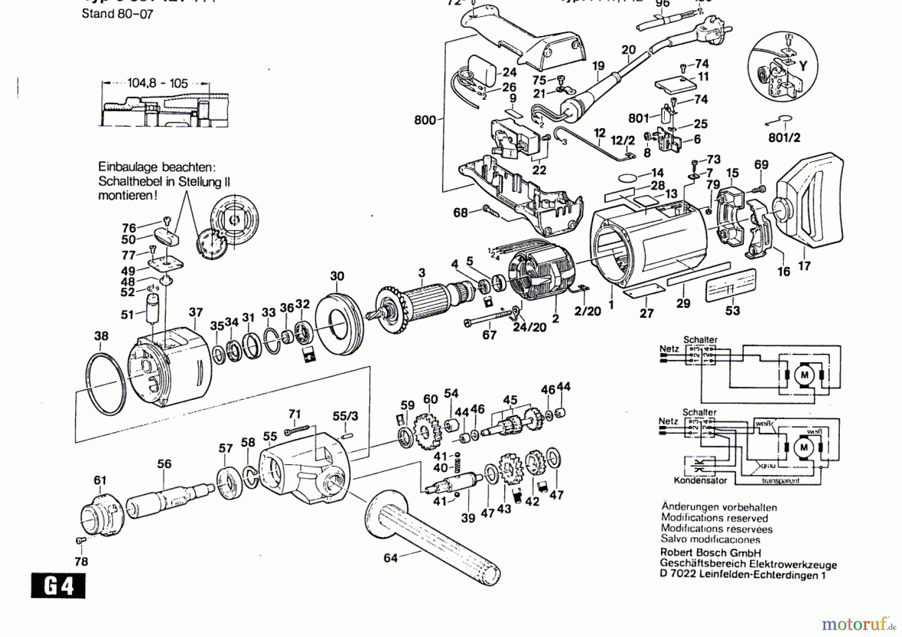 Bosch Werkzeug Gw-2G-Bohrmaschine-Elktrn DRM 23/13 Seite 1