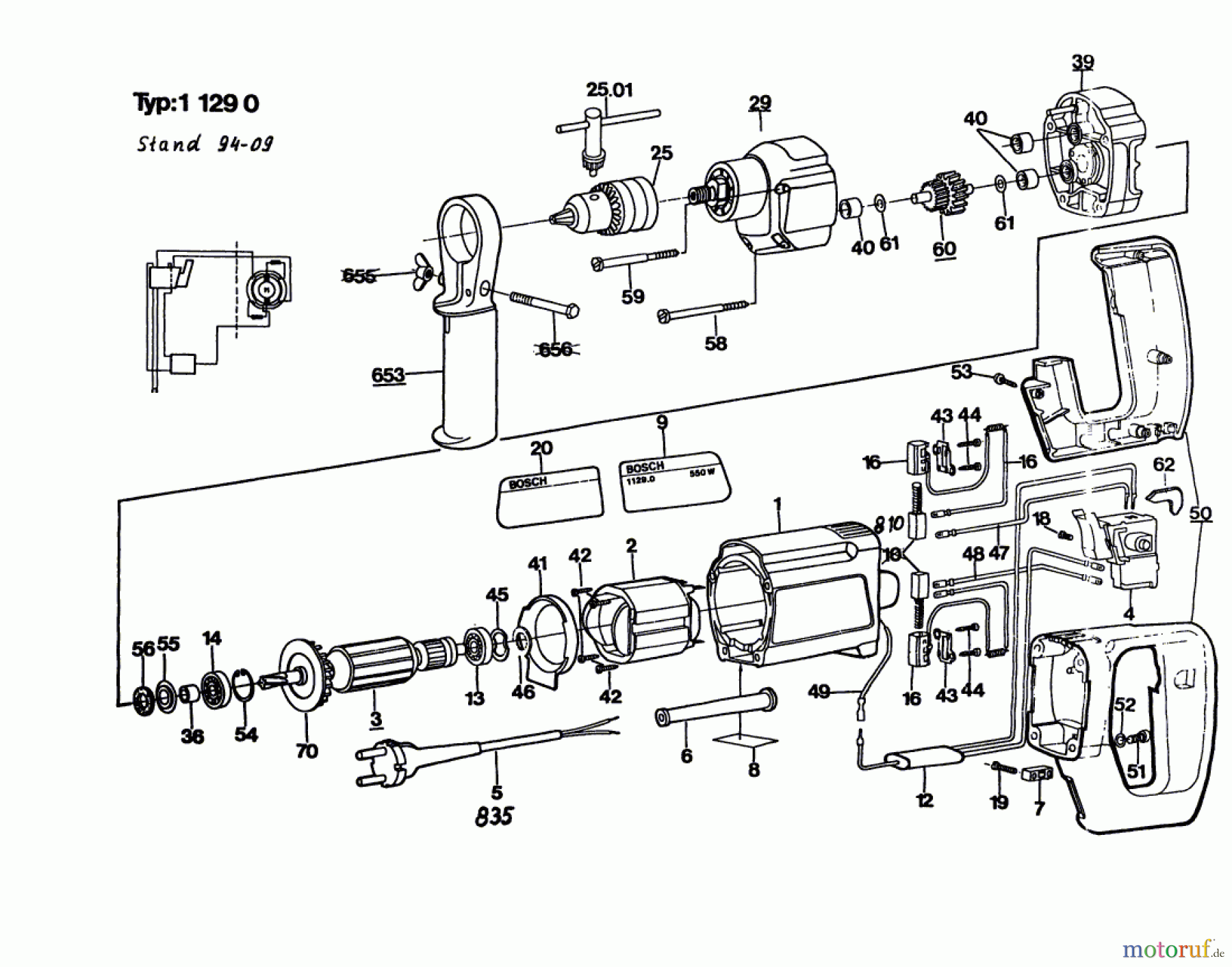 Bosch Werkzeug Bohrmaschine ---- Seite 1