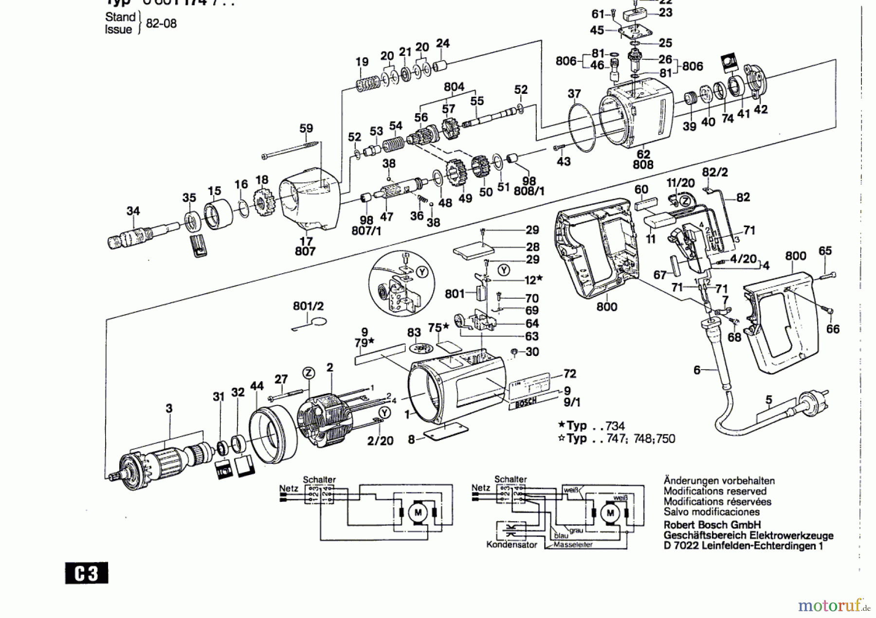 Bosch Werkzeug Schlagbohrmaschine ELECTRONIC Seite 1
