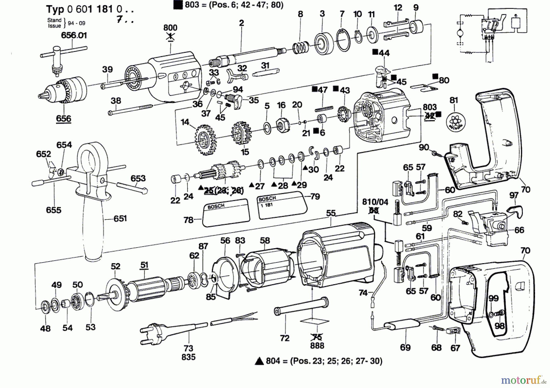 Bosch Werkzeug Schlagbohrmaschine ---- Seite 1