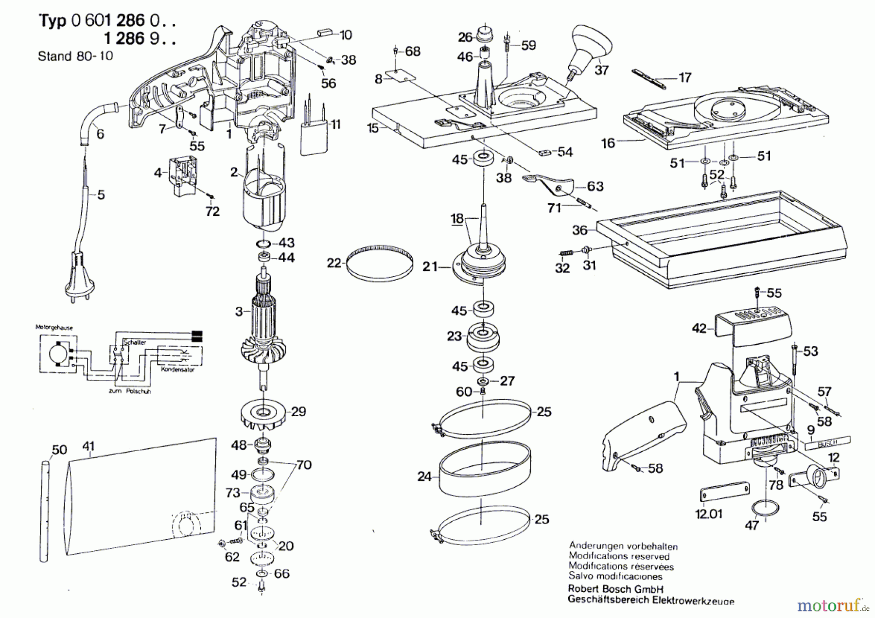 Bosch Werkzeug Schwingschleifer ---- Seite 1