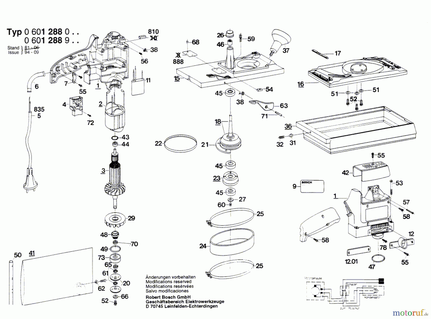 Bosch Werkzeug Schwingschleifer ---- Seite 1