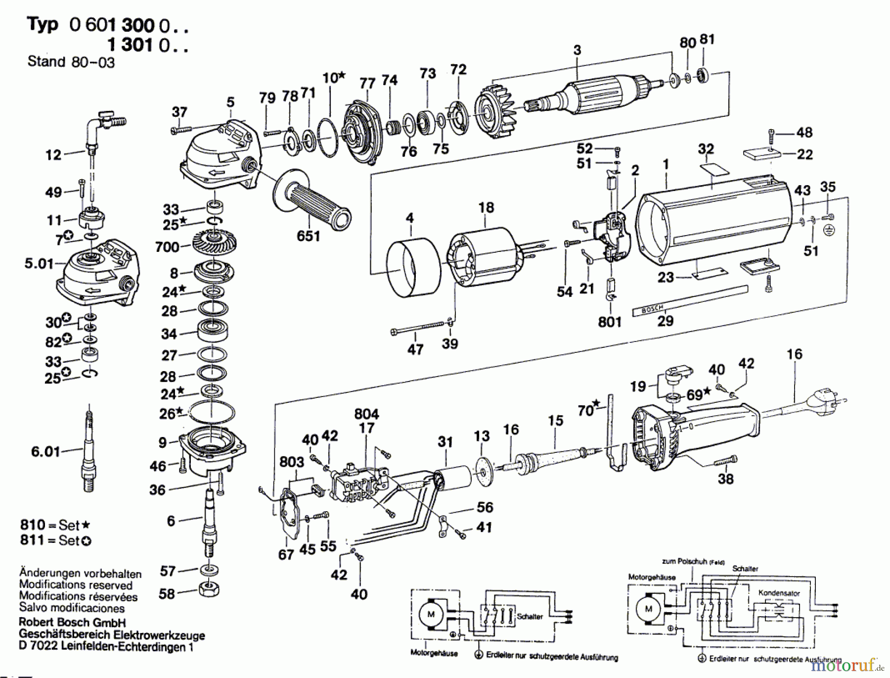 Bosch Werkzeug Winkelschleifer USW(J)77 Seite 1