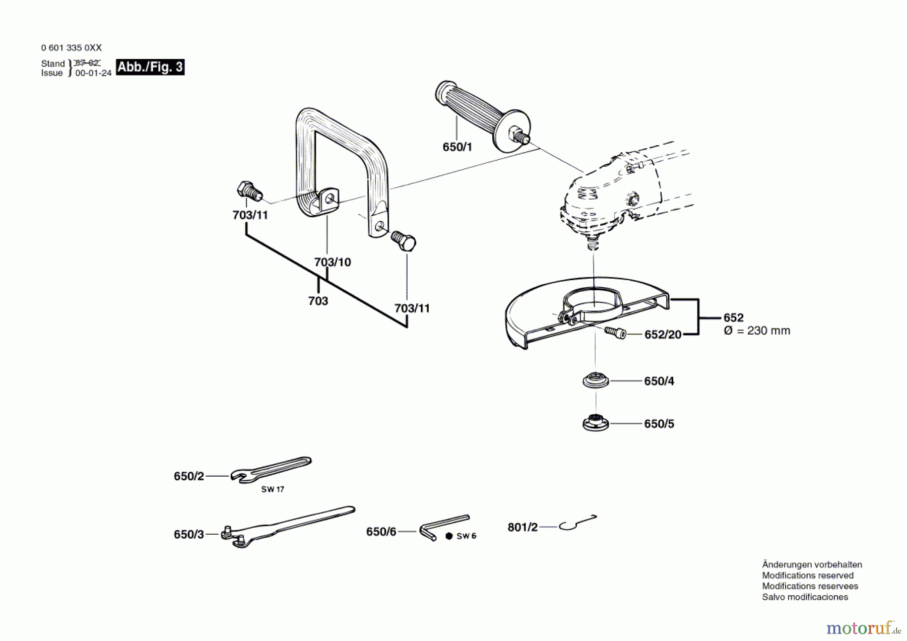 Bosch Werkzeug Winkelschleifer ---- Seite 3