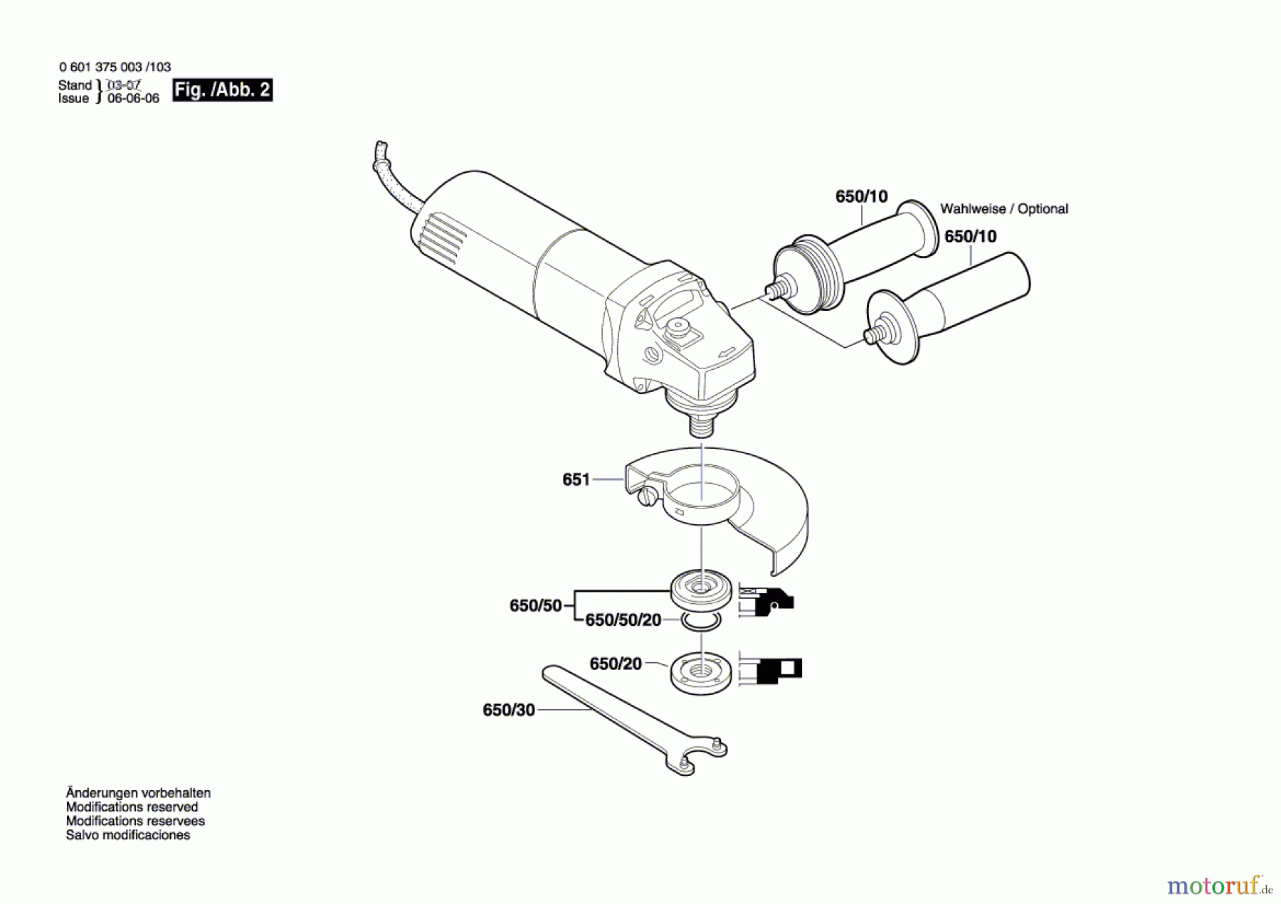 Bosch Werkzeug Winkelschleifer GWS 6-115 Seite 2