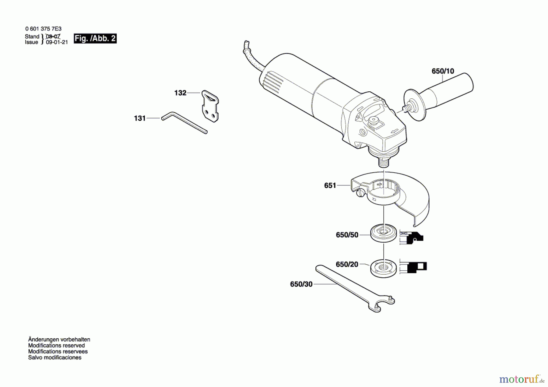 Bosch Werkzeug Winkelschleifer GWS 6-100 E Seite 2