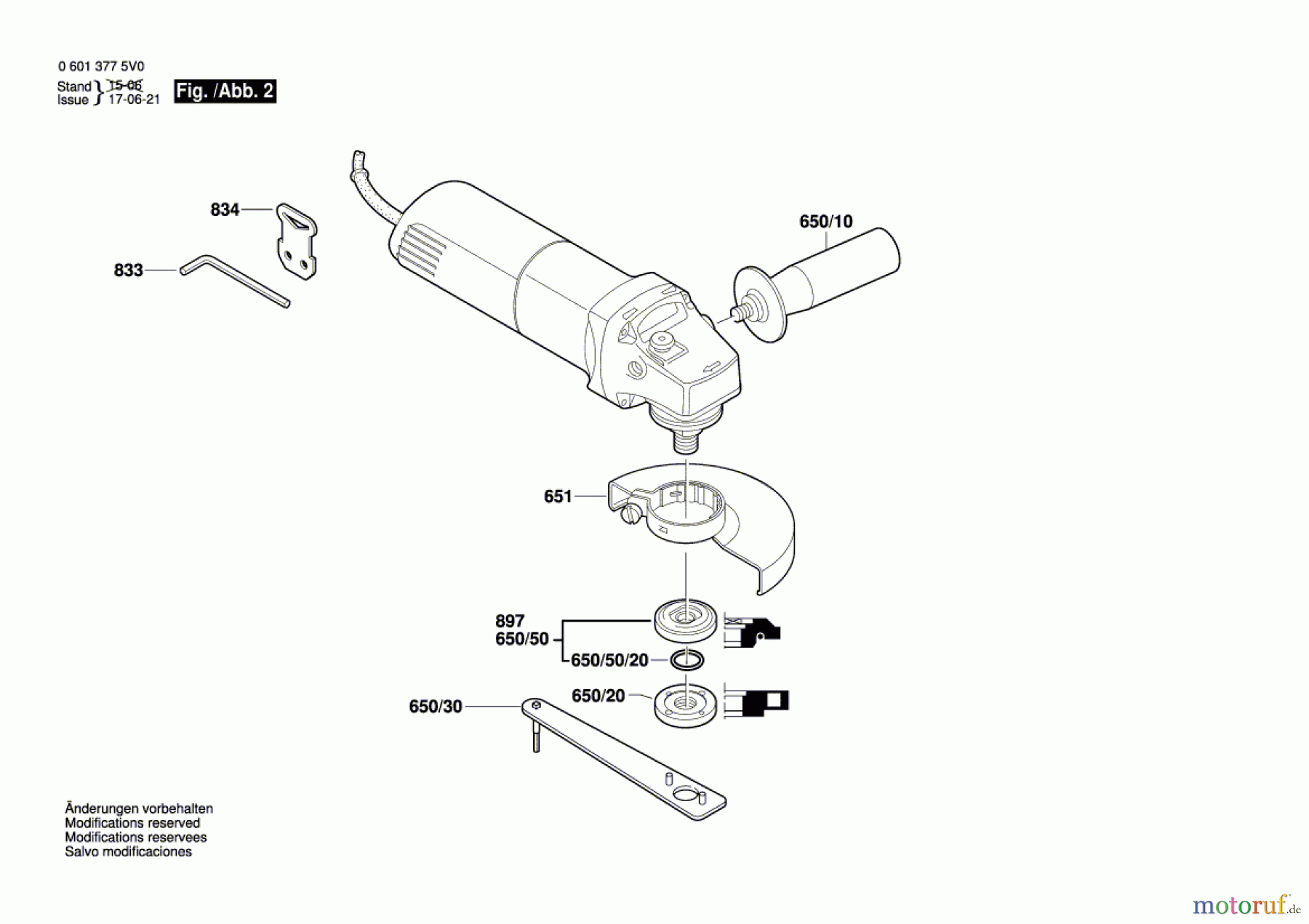 Bosch Werkzeug Winkelschleifer GWS 780 C Seite 2
