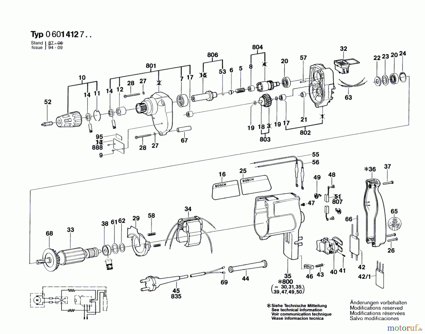 Bosch Werkzeug Bohrschrauber ---- Seite 1