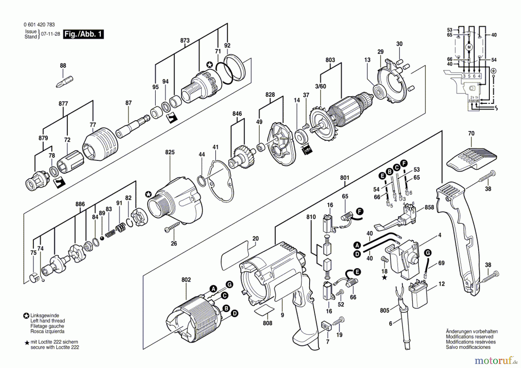 Bosch Werkzeug Bohrschrauber BSR 6-40 TE Seite 1