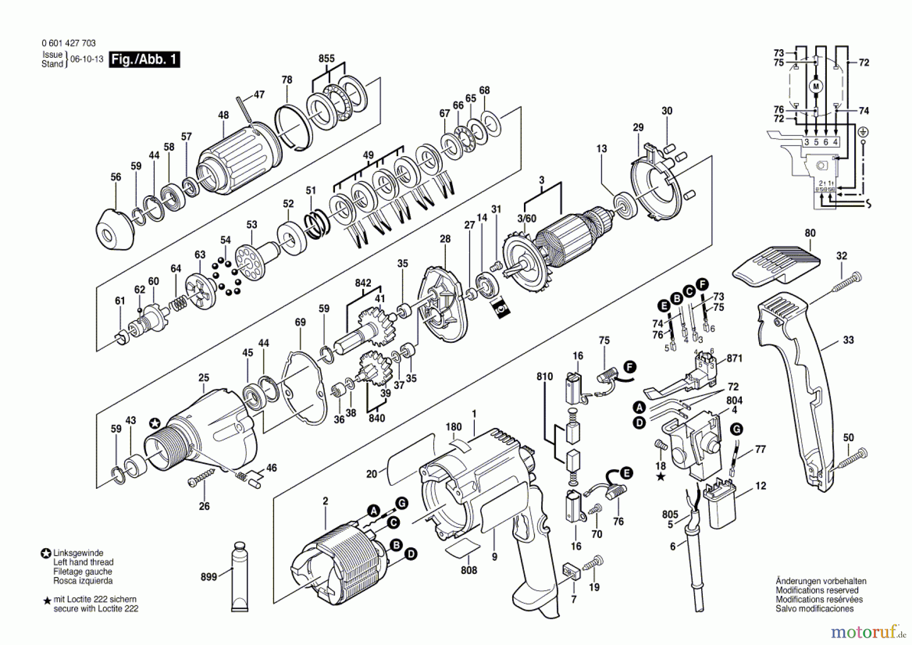 Bosch Werkzeug Schrauber GSR 8-16 KE Seite 1