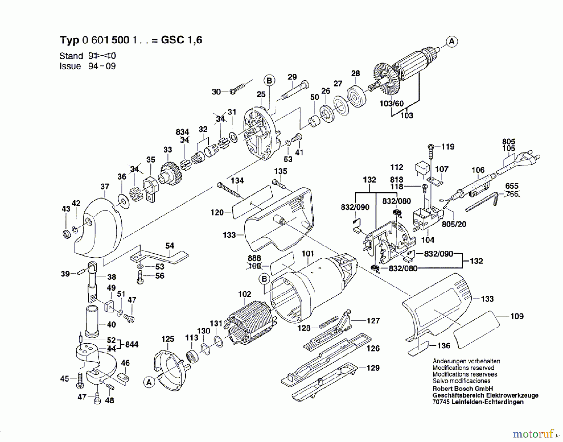 Bosch Werkzeug Blechschere GSC 1,6 Seite 1