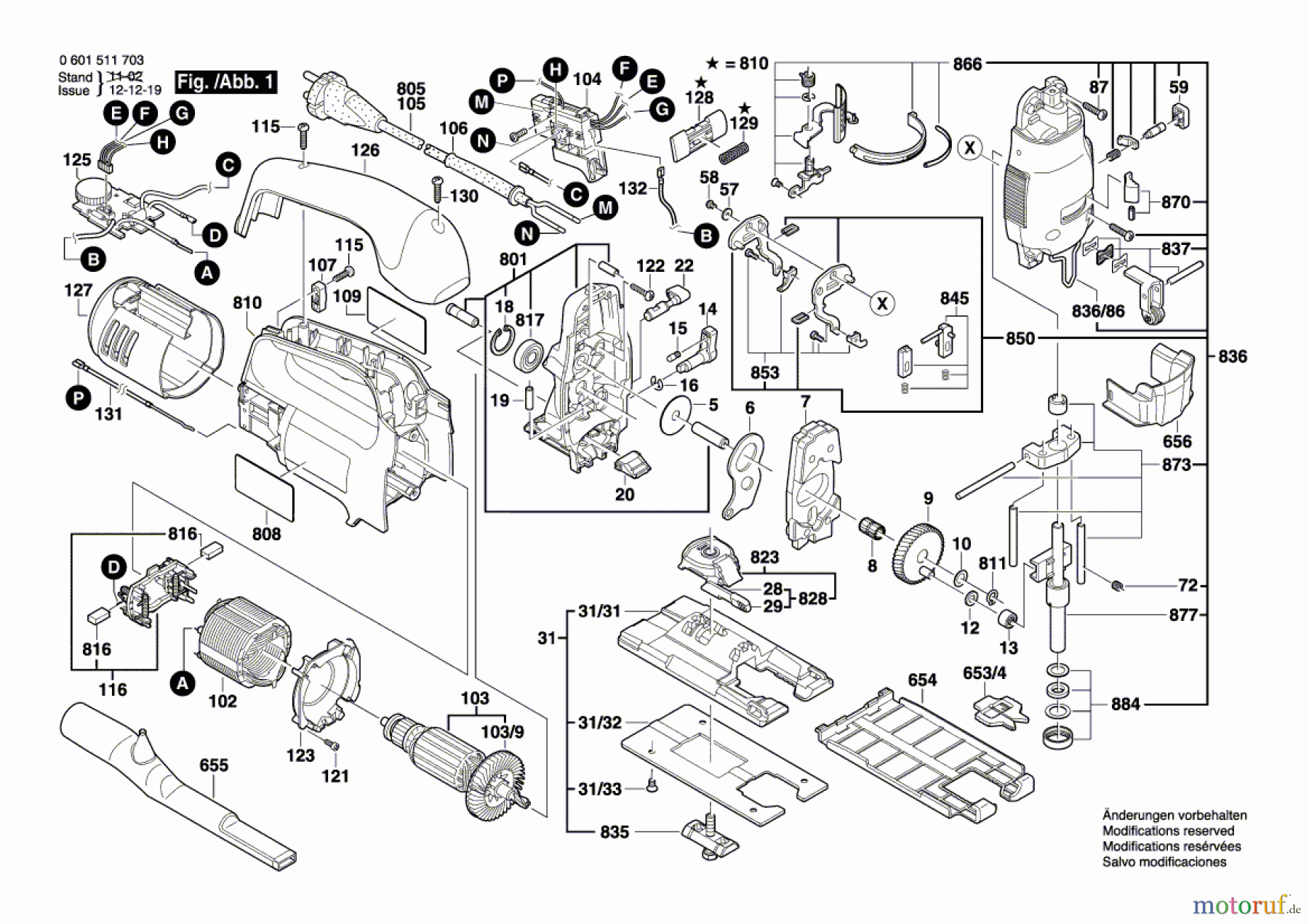 Bosch Werkzeug Stichsäge GST 135 BCE Seite 1