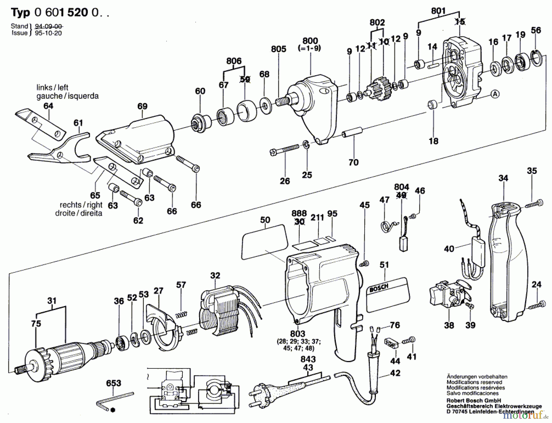 Bosch Werkzeug Gw-Schlitzschere ---- Seite 1