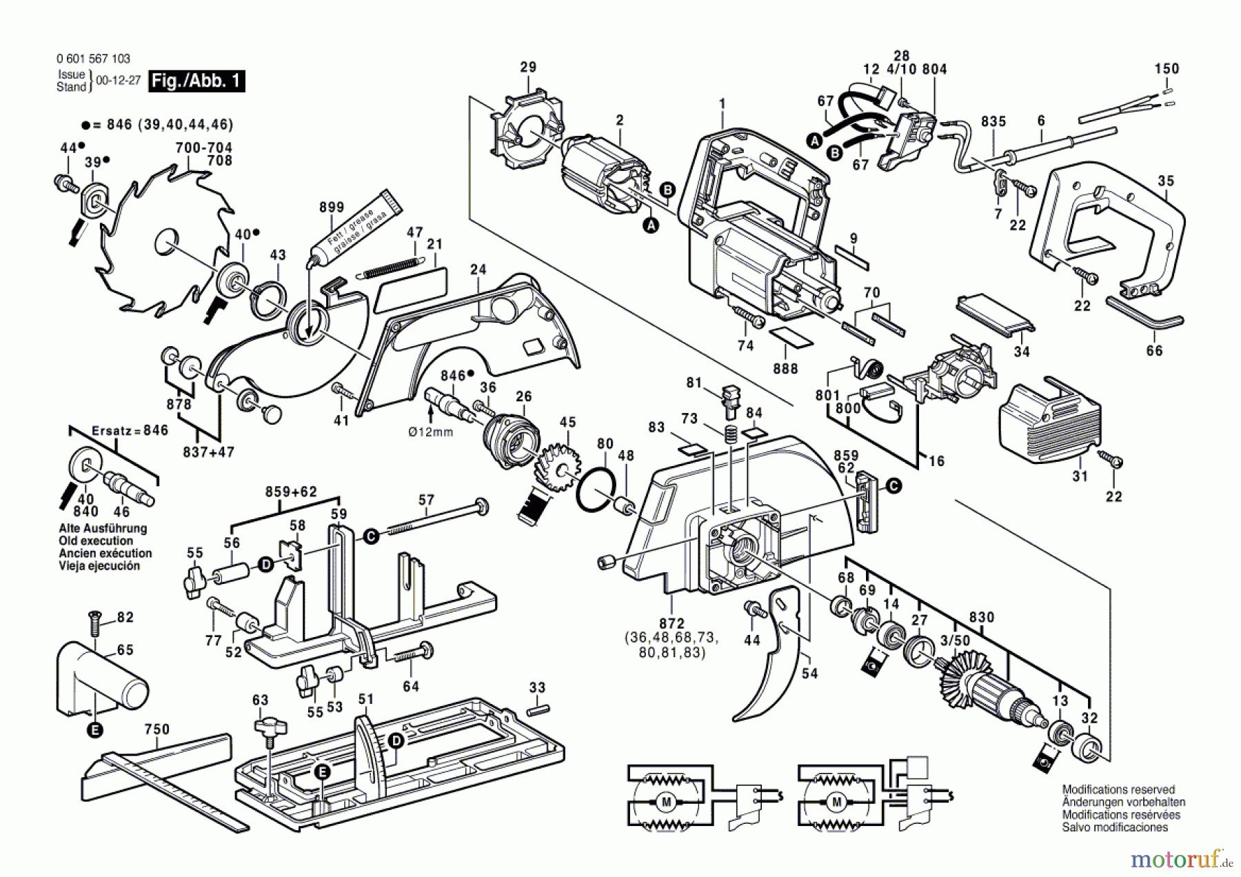 Bosch Werkzeug Handkreissäge GKS 55 Seite 1