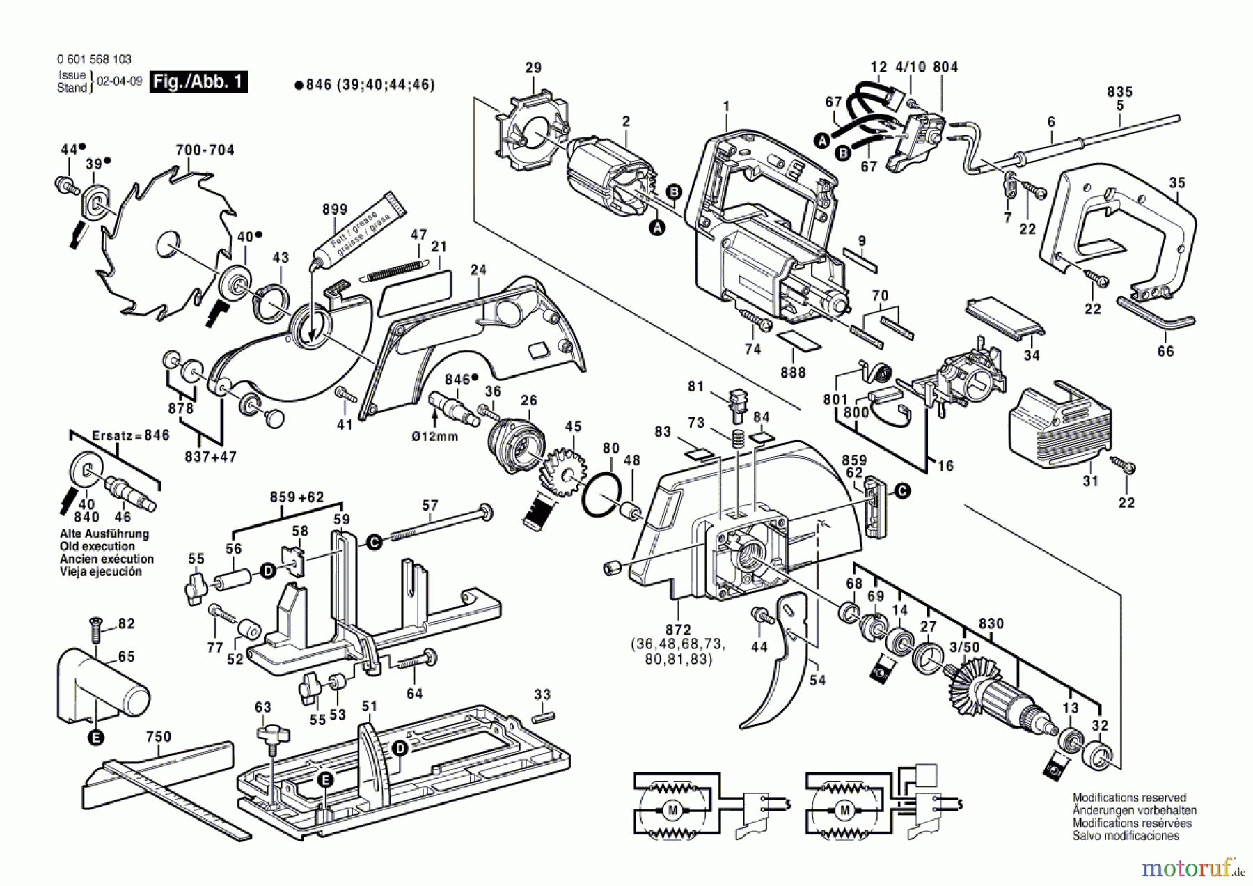 Bosch Werkzeug Handkreissäge GKS 65 Seite 1