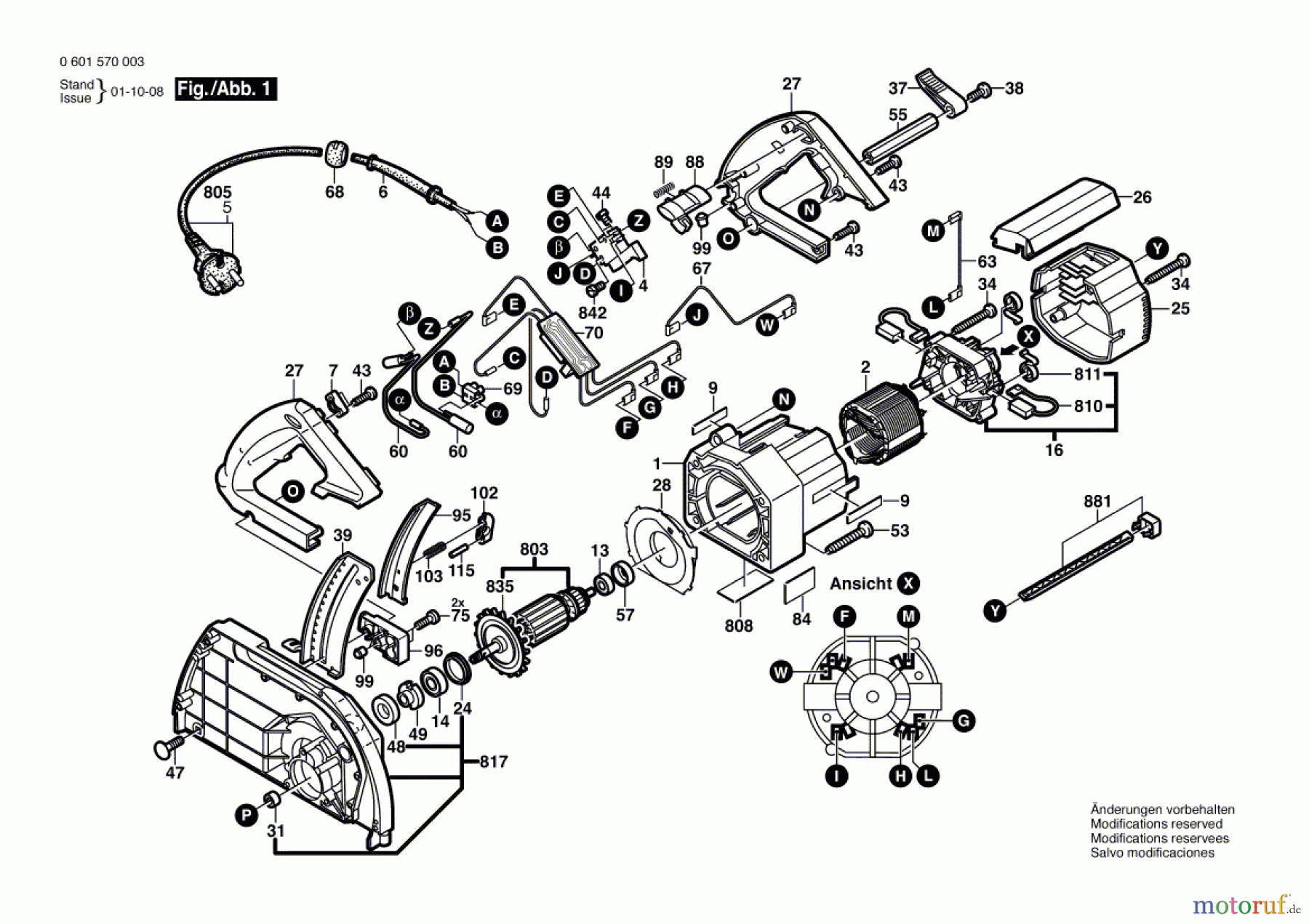Bosch Werkzeug Handkreissäge GKS 68 B Seite 1
