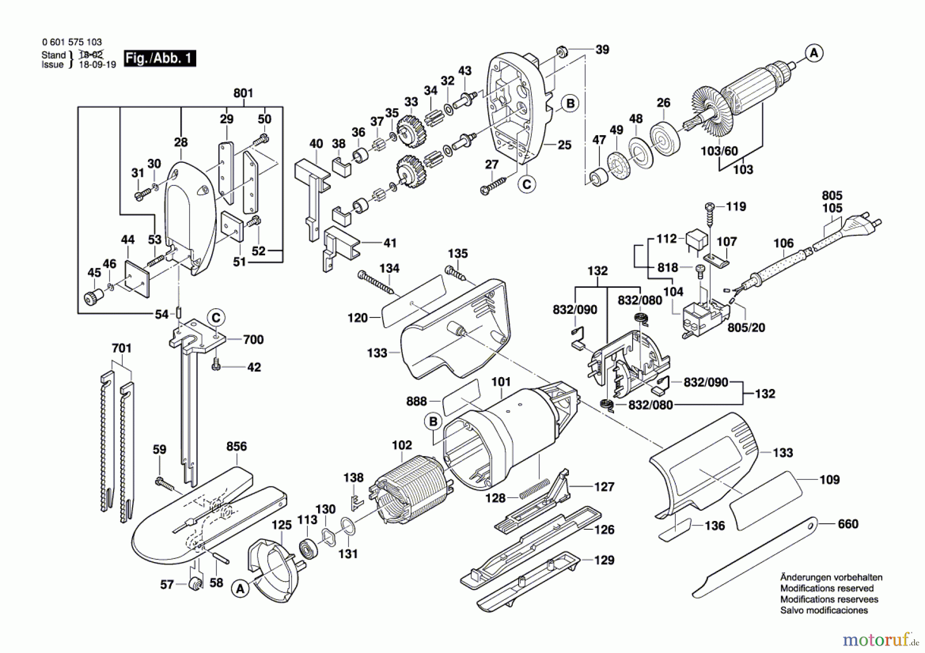 Bosch Werkzeug Schaumstoffsäge GSG 300 Seite 1
