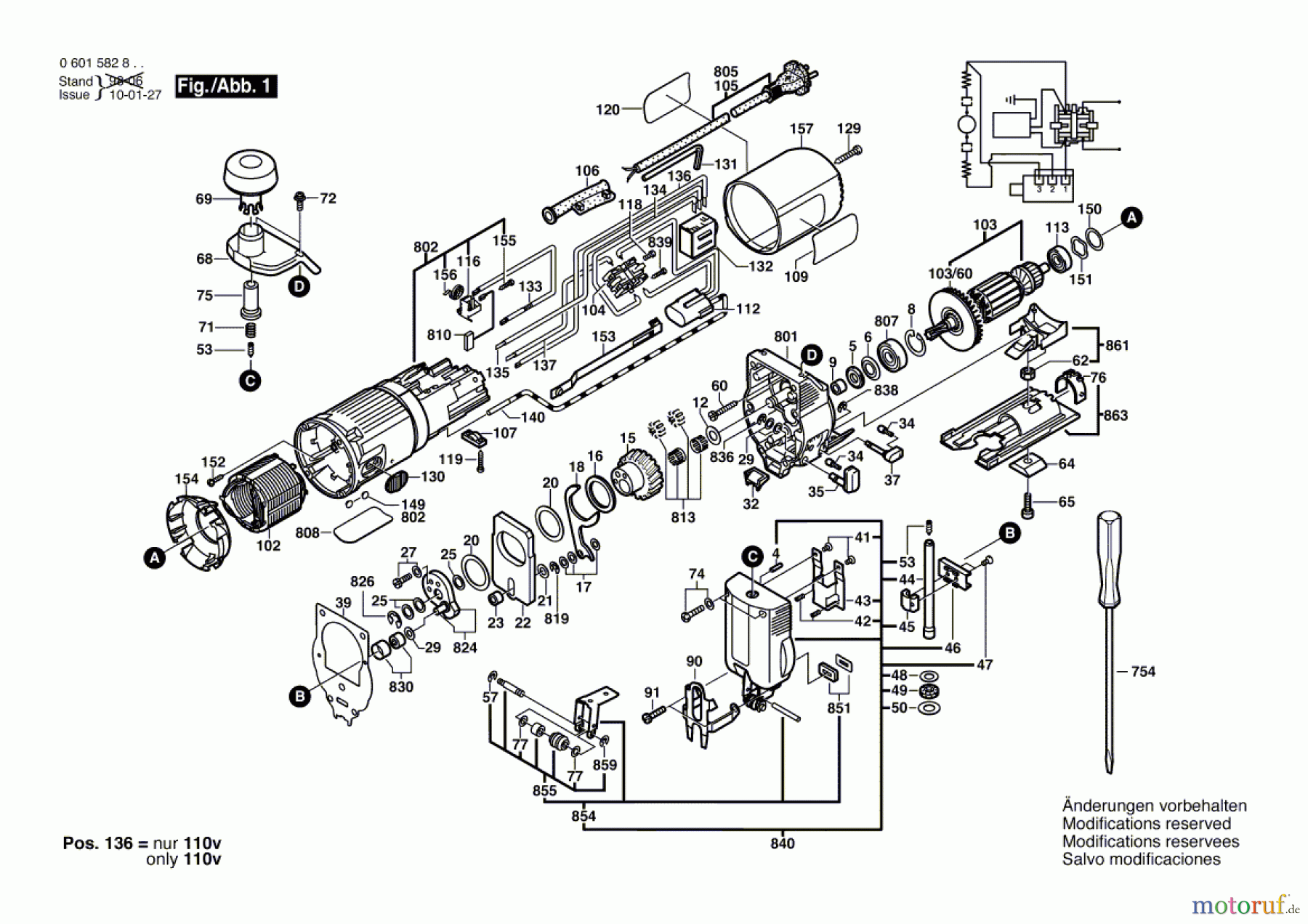 Bosch Werkzeug Stichsäge GST 80 PE Seite 1