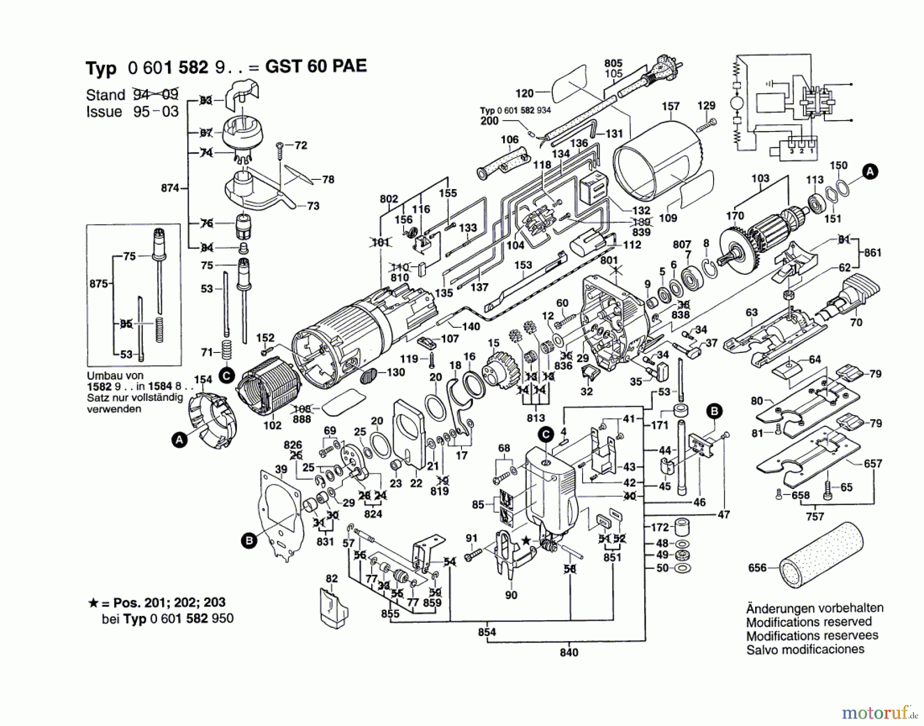 Bosch Werkzeug Stichsäge GST 60 PAE Seite 1